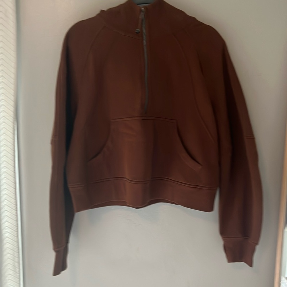 Lululemon scuba hoodie brown size S